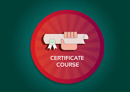 CERTIFICATE COURSES 